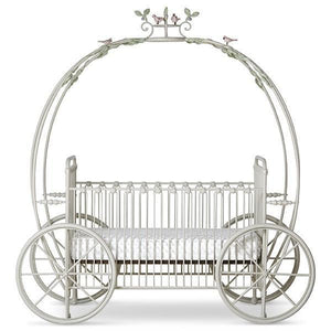Corsican Iron Cribs 43006 | Statonary Pumpkin Canopy Crib-Cribs-Jack and Jill Boutique
