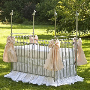 Corsican Iron Cribs 6778 | Stationary Four Post Crib-Cribs-Jack and Jill Boutique