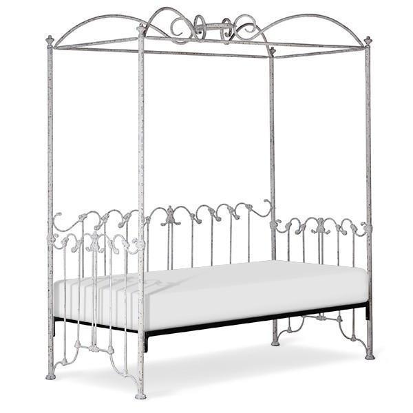 Corsican Iron Daybed 41968 Double Canopy Daybed with Scrolls