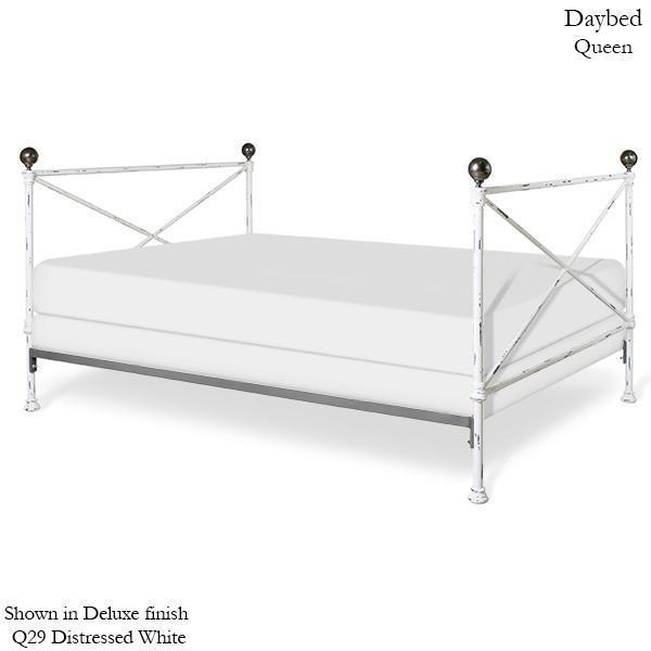 Corsican Iron Daybed 43250 | Daybed with Brass-Day Bed-Jack and Jill Boutique
