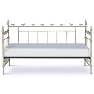 Corsican Iron Daybed 43700 | Daybed with Birds-Day Bed-Jack and Jill Boutique