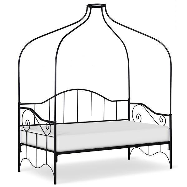 Corsican Iron Daybed 43762 | Canopy with Scrolls-Day Bed-Jack and Jill Boutique