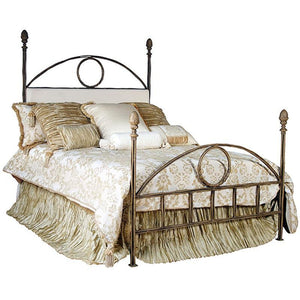 Corsican Iron Four Post Bed 2862 | Four Post Twiggy Bed with Upholstery-Four Post Bed-Jack and Jill Boutique