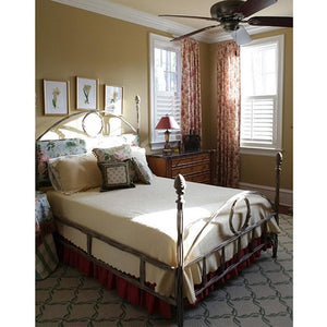 Corsican Iron Four Post Bed 2862 | Four Post Twiggy Bed with Upholstery-Four Post Bed-Jack and Jill Boutique