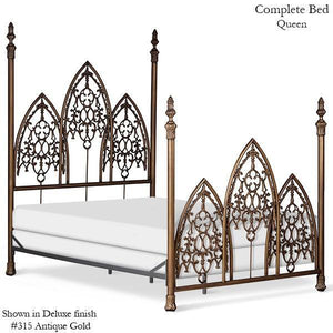 Corsican Iron Four Post Bed 42634 | Four Post Gothic Bed-Four Post Bed-Jack and Jill Boutique