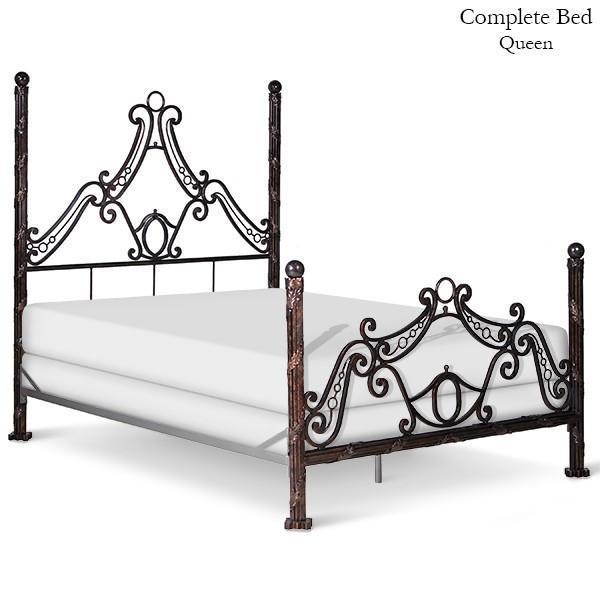 Corsican Iron Four Post Bed 6108 | Four Post Matrimonial Bed-Four Post Bed-Jack and Jill Boutique