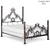 Corsican Iron Four Post Bed 6108 | Four Post Matrimonial Bed-Four Post Bed-Jack and Jill Boutique