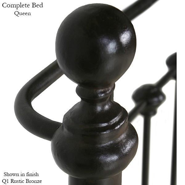 Corsican Iron Standard Bed 40172 | Wrap Around Mendocino Bed-Standard Bed-Jack and Jill Boutique