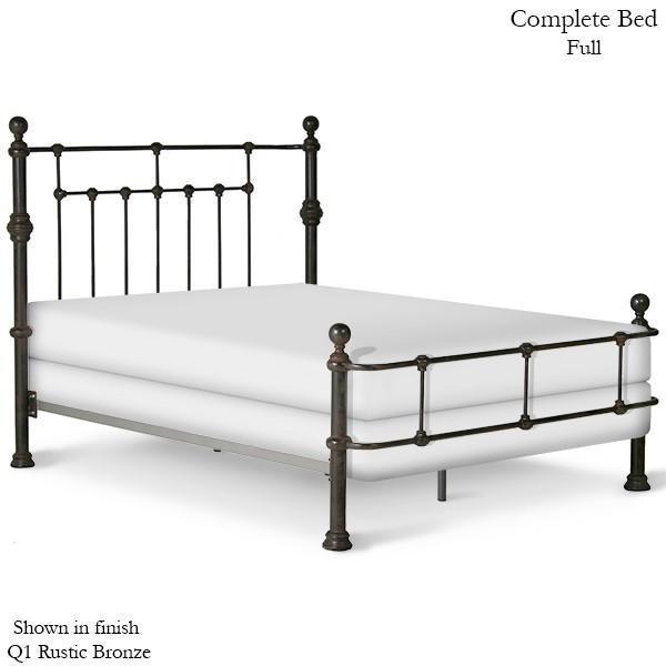 Corsican Iron Standard Bed 40172 Wrap Around Mendocino Bed