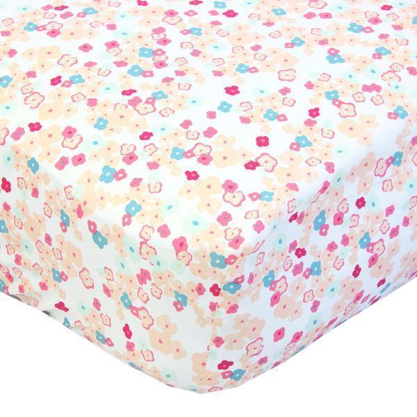 Crib Sheets | Love Notes Pastel-Crib Sheets-Jack and Jill Boutique