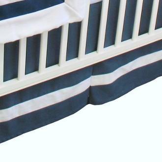 Crib Skirt | Luke Luxury Baby Bedding Set-Crib Skirt-Jack and Jill Boutique