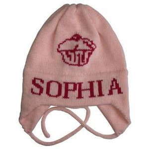 Cupcake Personalized Knit Hat-Hats-Jack and Jill Boutique