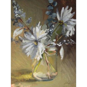Daisies in a Jar | Canvas Wall Art-Canvas Wall Art-Jack and Jill Boutique