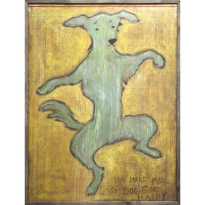 ART PRINT - Dancing Dog-Art Print-25" x 36"-Gallery Wrap-Jack and Jill Boutique