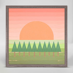 Day Is Done - Mini Framed Canvas-Mini Framed Canvas-Jack and Jill Boutique