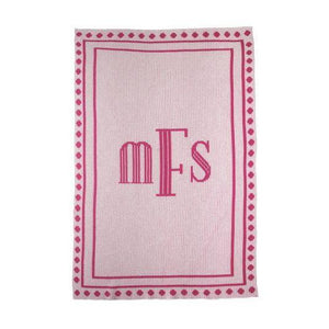 Debonair Monogram Personalized Blanket-Blankets-Jack and Jill Boutique