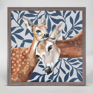 Deer And Doe - Mini Framed Canvas-Mini Framed Canvas-Jack and Jill Boutique