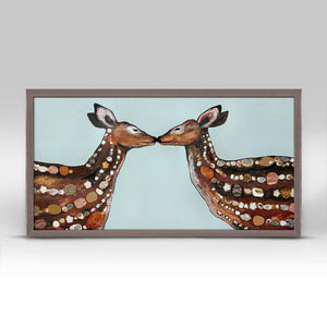 Deer Love - Mini Framed Canvas-Mini Framed Canvas-Jack and Jill Boutique