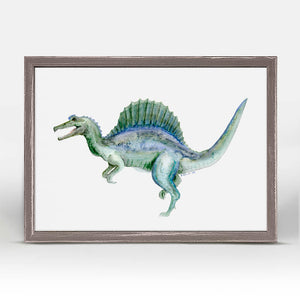 Dinosaur Portrait - Spinosaurus Mini Framed Canvas-Mini Framed Canvas-Jack and Jill Boutique