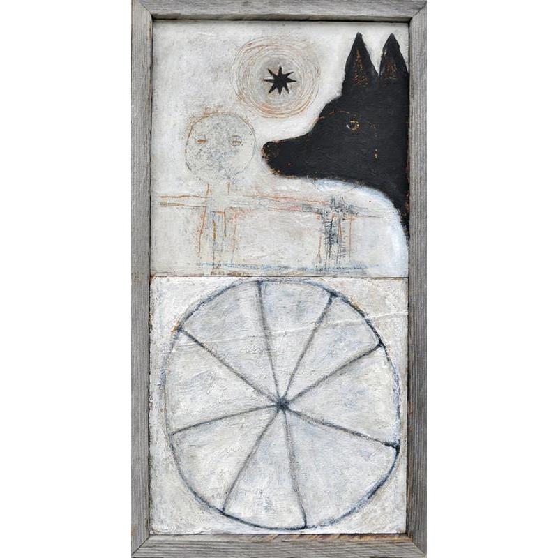 ART PRINT - Dog and Wheel-Art Print-Jack and Jill Boutique