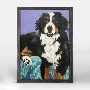 Dog Tales - Kona Mini Framed Canvas-Mini Framed Canvas-Jack and Jill Boutique
