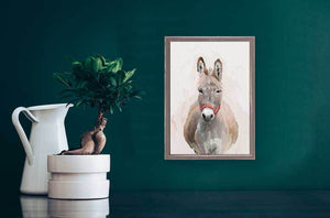 Donkey Daze - Mini Framed Canvas-Mini Framed Canvas-Jack and Jill Boutique