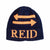 Double Arrow Personalized Knit Hat-Hats-Jack and Jill Boutique