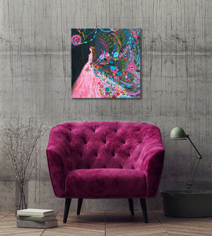 Dream Catcher - Pink Wall Art-Wall Art-Jack and Jill Boutique