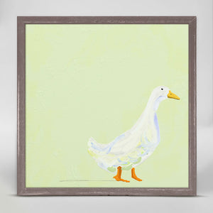 Duck - Mini Framed Canvas-Mini Framed Canvas-Jack and Jill Boutique