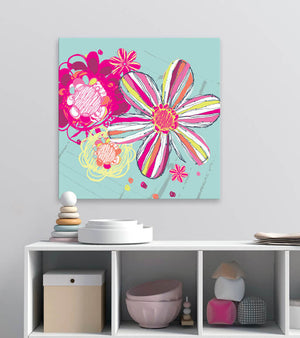 Eclectic Flowers Wall Art-Wall Art-Jack and Jill Boutique