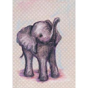 Elephant Baby | Canvas Wall Art-Canvas Wall Art-Jack and Jill Boutique