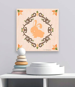 Enchanted Forest Rabbit Wall Art-Wall Art-10x10 Canvas-Jack and Jill Boutique