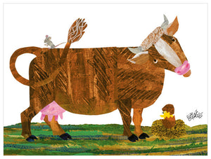 Eric Carle's Cow and Friends Wall Art-Wall Art-Jack and Jill Boutique