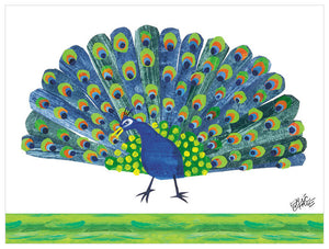 Eric Carle's Peacock Wall Art-Wall Art-Jack and Jill Boutique