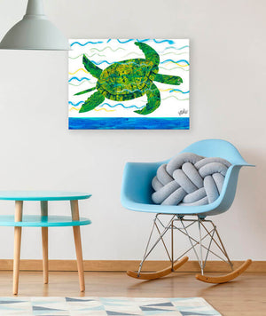 Eric Carle's Sea Turtle Wall Art-Wall Art-Jack and Jill Boutique