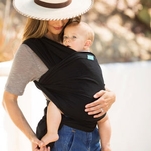 Moby Wrap Evolution-Baby Carrier-Black-Jack and Jill Boutique