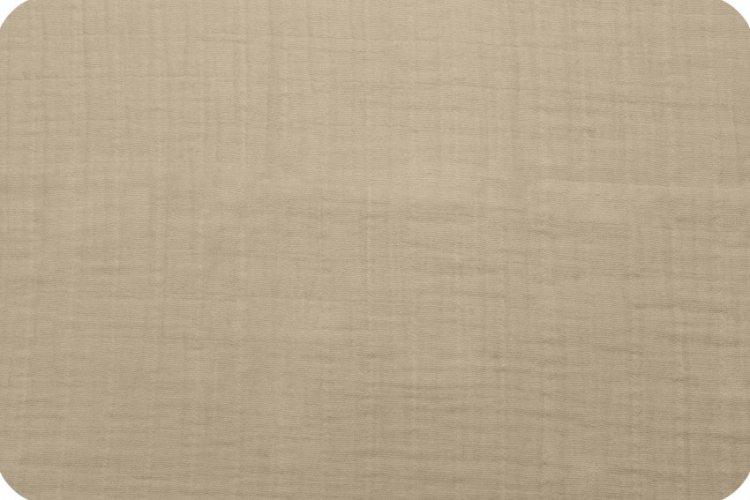 Solid Embrace Sand | Double Gauze Cotton-Fabric-Jack and Jill Boutique