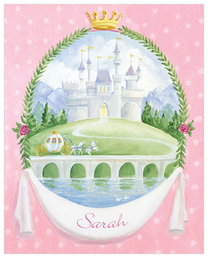 Fairytale Princess Castle Wall Art-Wall Art-Jack and Jill Boutique