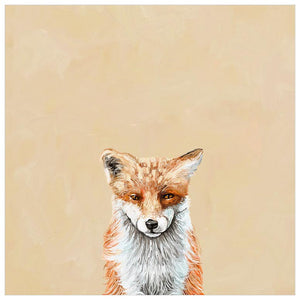 Fall Collection - Thankful Fox On Cream Wall Art-Wall Art-Jack and Jill Boutique