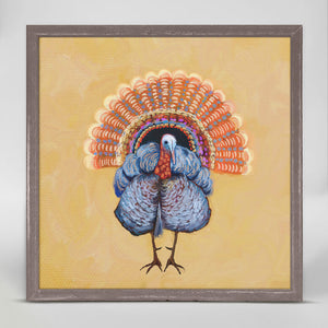 Fall Collection - Thankful Turkey Mini Framed Canvas-Mini Framed Canvas-Jack and Jill Boutique