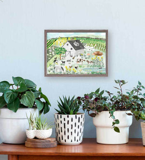 Farm Life - Mini Framed Canvas-Mini Framed Canvas-Jack and Jill Boutique