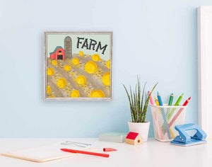 Farmyard - Barn Mini Framed Canvas-Mini Framed Canvas-Jack and Jill Boutique