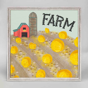 Farmyard - Barn Mini Framed Canvas-Mini Framed Canvas-Jack and Jill Boutique