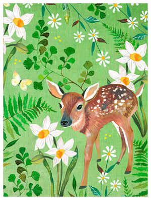 Fawn In Meadow Wall Art-Wall Art-Jack and Jill Boutique