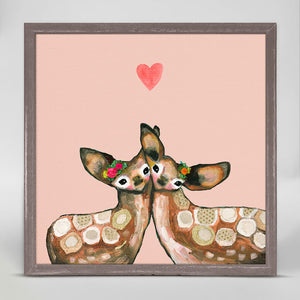 Fawn Love - Mini Framed Canvas-Mini Framed Canvas-Jack and Jill Boutique