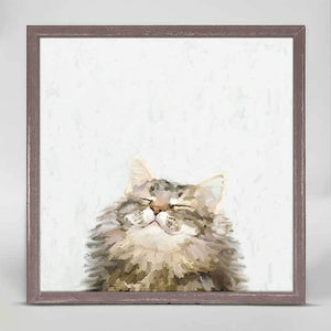 Feline Friends - Cat Bliss Mini Framed Canvas-Mini Framed Canvas-Jack and Jill Boutique