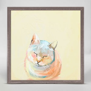 Feline Friends - Catnap Mini Framed Canvas-Mini Framed Canvas-Jack and Jill Boutique