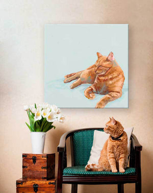 Feline Friends - Gary The Cat Wall Art-Wall Art-Jack and Jill Boutique