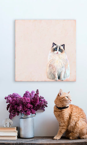 Feline Friends - Ragdoll Cat Wall Art-Wall Art-Jack and Jill Boutique