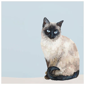 Feline Friends - Siamese Cat 2 Wall Art-Wall Art-Jack and Jill Boutique